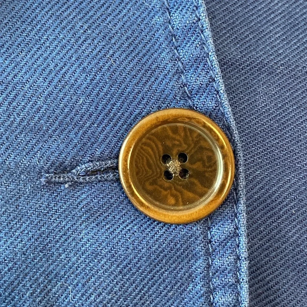 NWOT! Kate Spade jean jacket small vintage Y2K blue denim designer linen boho